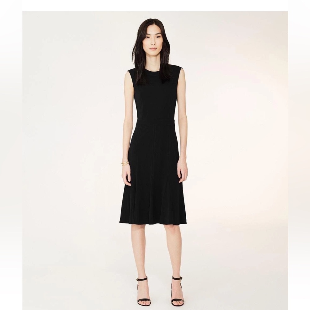 TORY BURCH black Aubrey dress size L